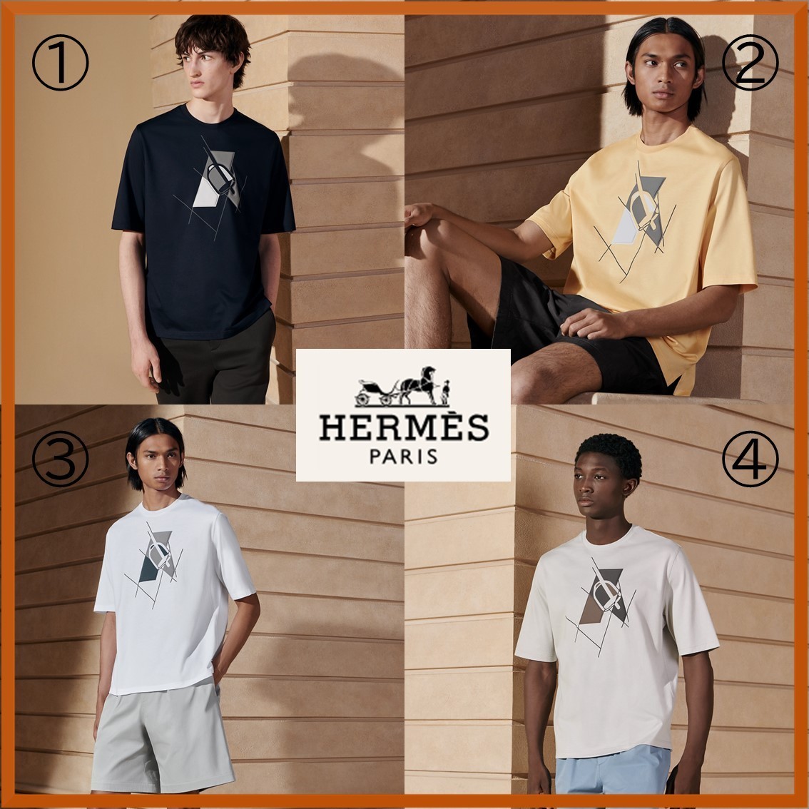 【お洒落☆人気】HERMES Tシャツ