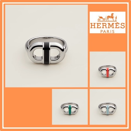 お洒落なプレゼントに♪【HERMES】メンズリング マイヨン