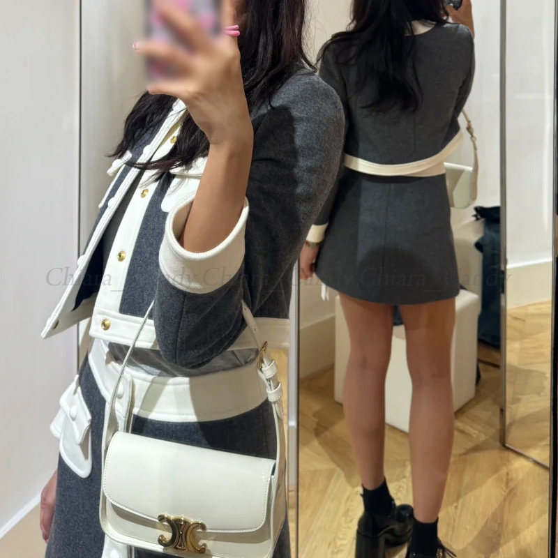 【24AW NEW】CELINE_women / ウール ブロンプトンジャケット 24AW NEW】CELINE_women / ウール ブロンプトンジャケット