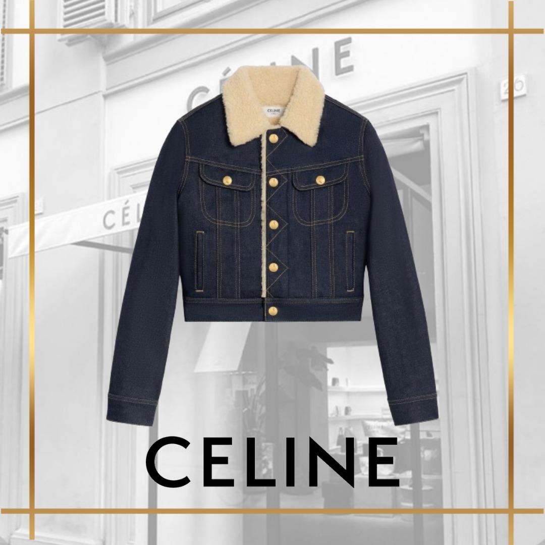 大活躍！【CELINE】セリーヌ トラッカー シェルパ ジャケット
