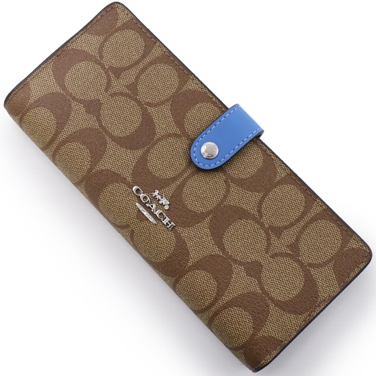 COACH 長財布（札入れ） カーキブラウン レディース CH414 SVVRF