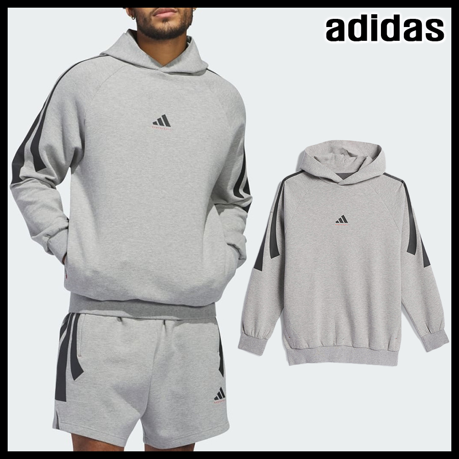 ★adidas★BASKETBALL SPACER HOODIE フーディー★追跡可