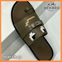 【サマーシーズンに大活躍♡大人上品】HERMES サンバイザー HERMES エルメス サンダル オアジス Oasis sandal 221001Z