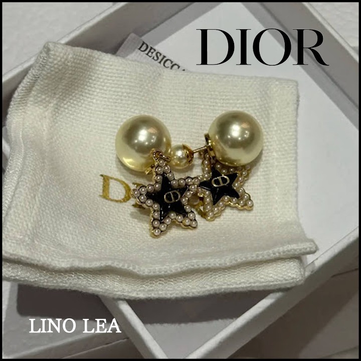 《スターモチーフがお洒落☆》DIOR Tribales ピアス