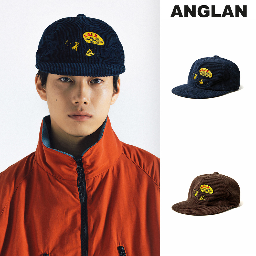 【ANGLAN】24FW★ [AG] Balloon Embroidery Corduroy Cap
