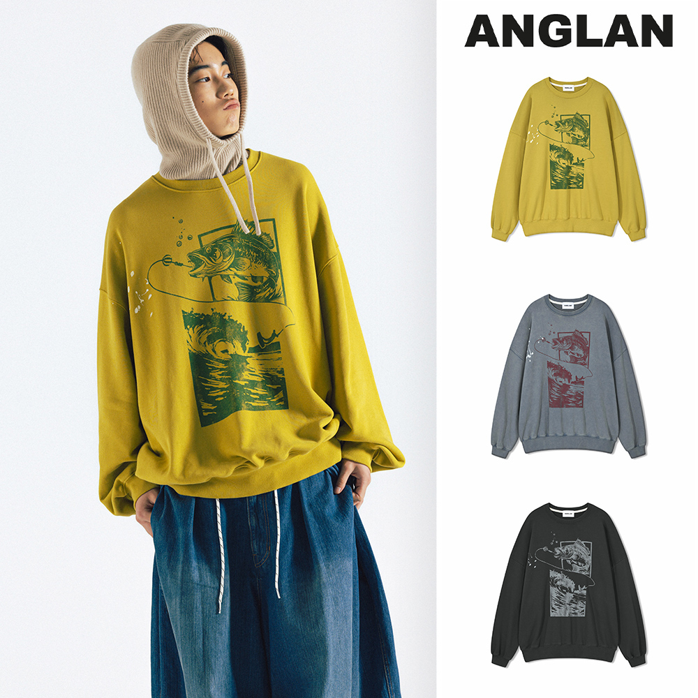 【ANGLAN】24FW★ [AG] Catching Graphic Sweat Shirt