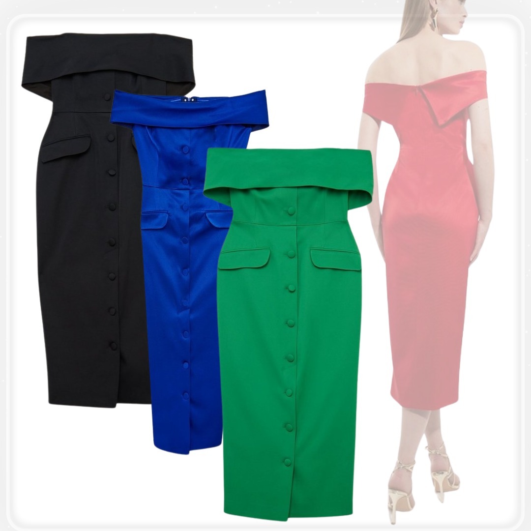 【Karen Millen/カレンミレン】テーラード ミディドレス 7色展開