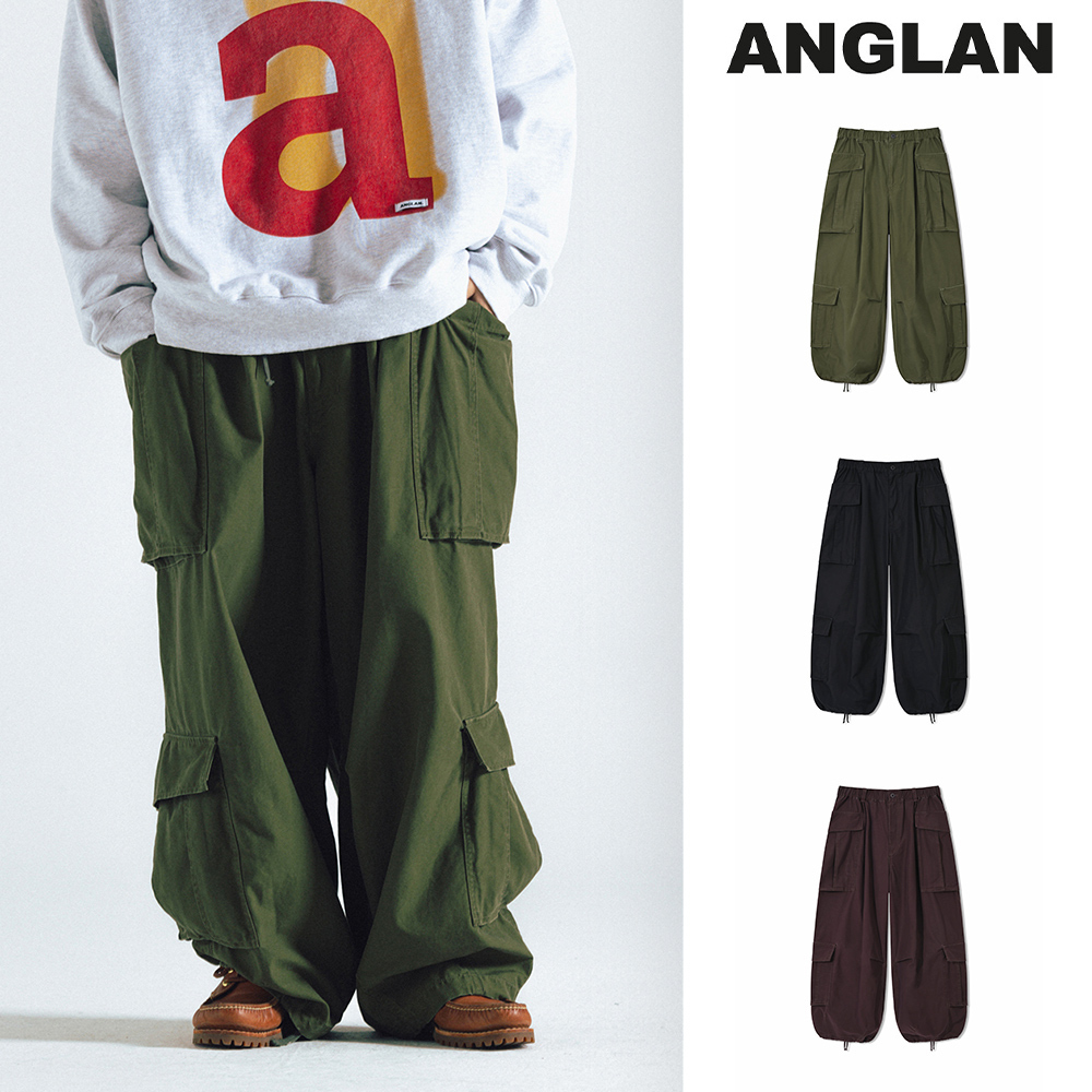 【ANGLAN】24FW★ [AG] Double Jungle Cargo Balloon Pants