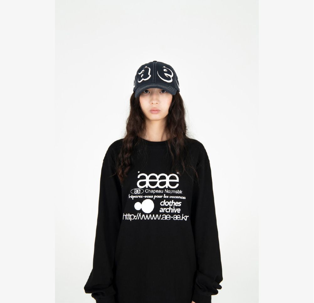 AEAE☆韓国☆人気☆男女兼用☆FOAMED PRINTING LOGO CAP 3色
