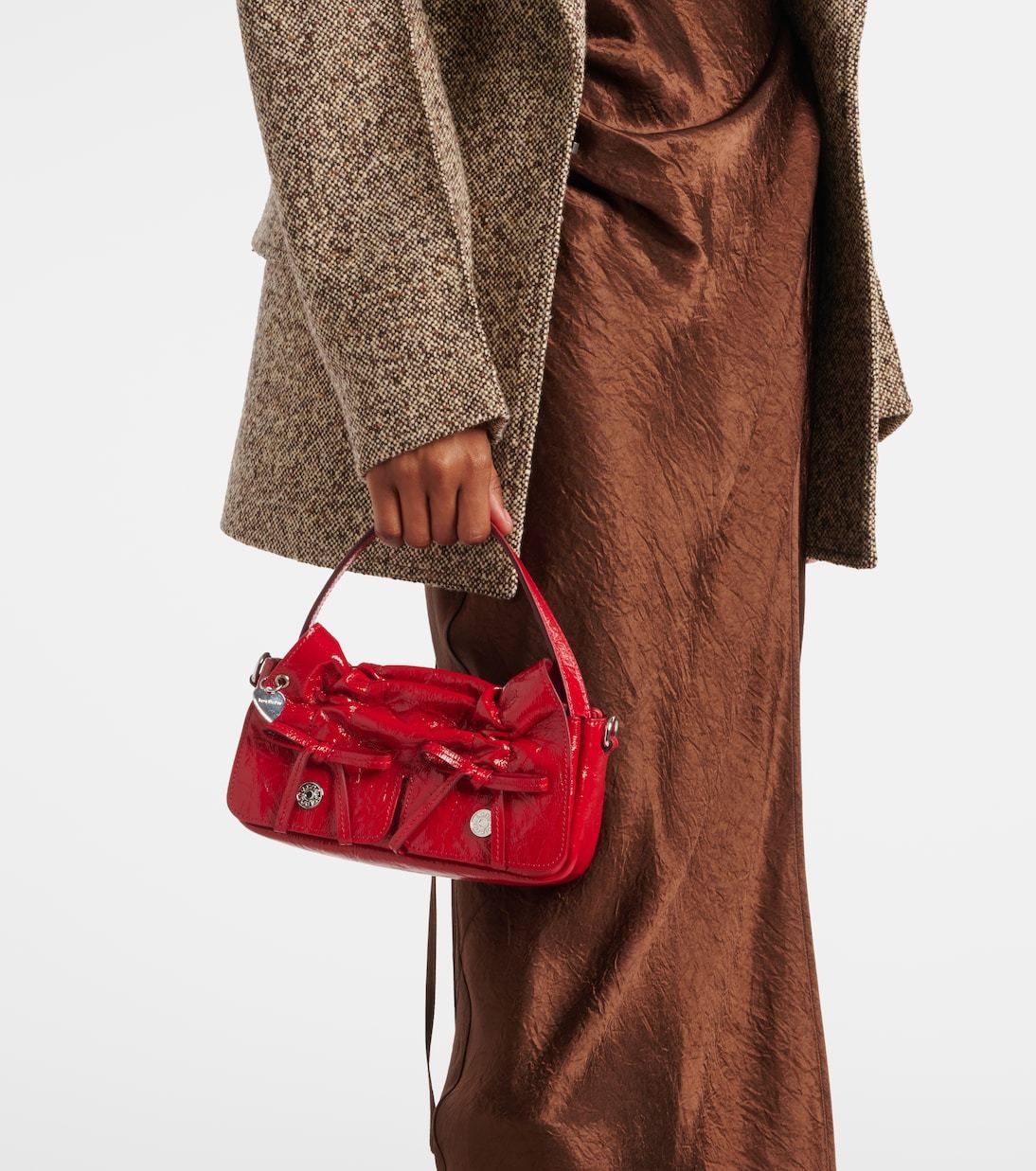 Acne Studios 小さなカメロショルダーバッグ☆関税・送料込み☆ Acne Studios - Cameroスモールショルダーバッグ - ペールピンク
