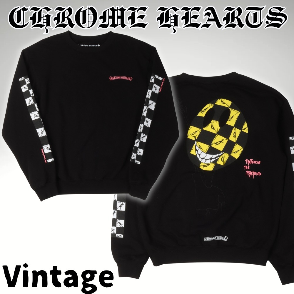 【ヴィンテージ】Rank:SS☆クロムハーツ Black/Yellow Tシャツ