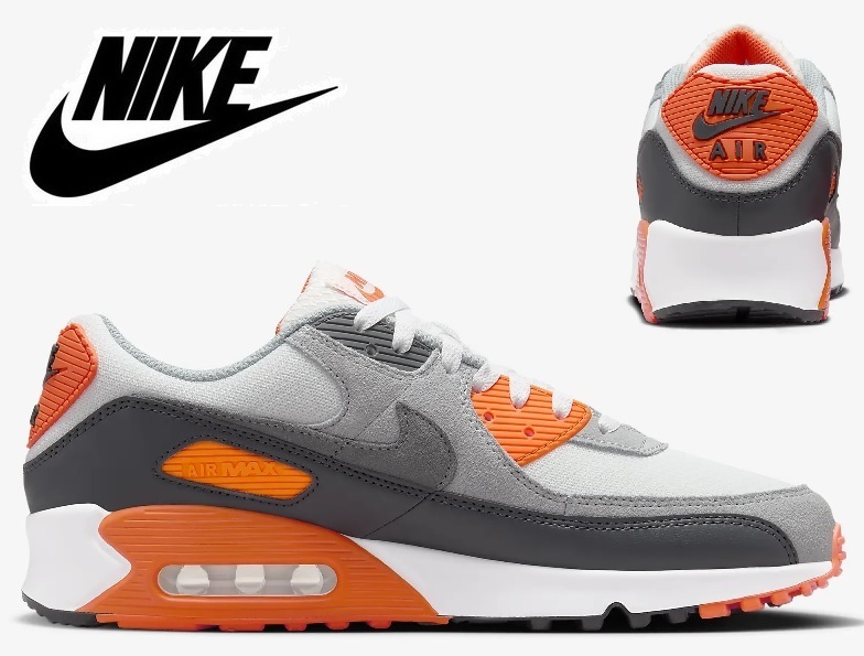 ☆大人気☆Nike Air Max 90 Grey/Orange