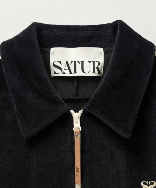 アウターその他 SATUR Lawton velor collar jacket black SA243MTJ03BK SATUR Lawton velor collar jacket black SA243MTJ03BK (SATUR