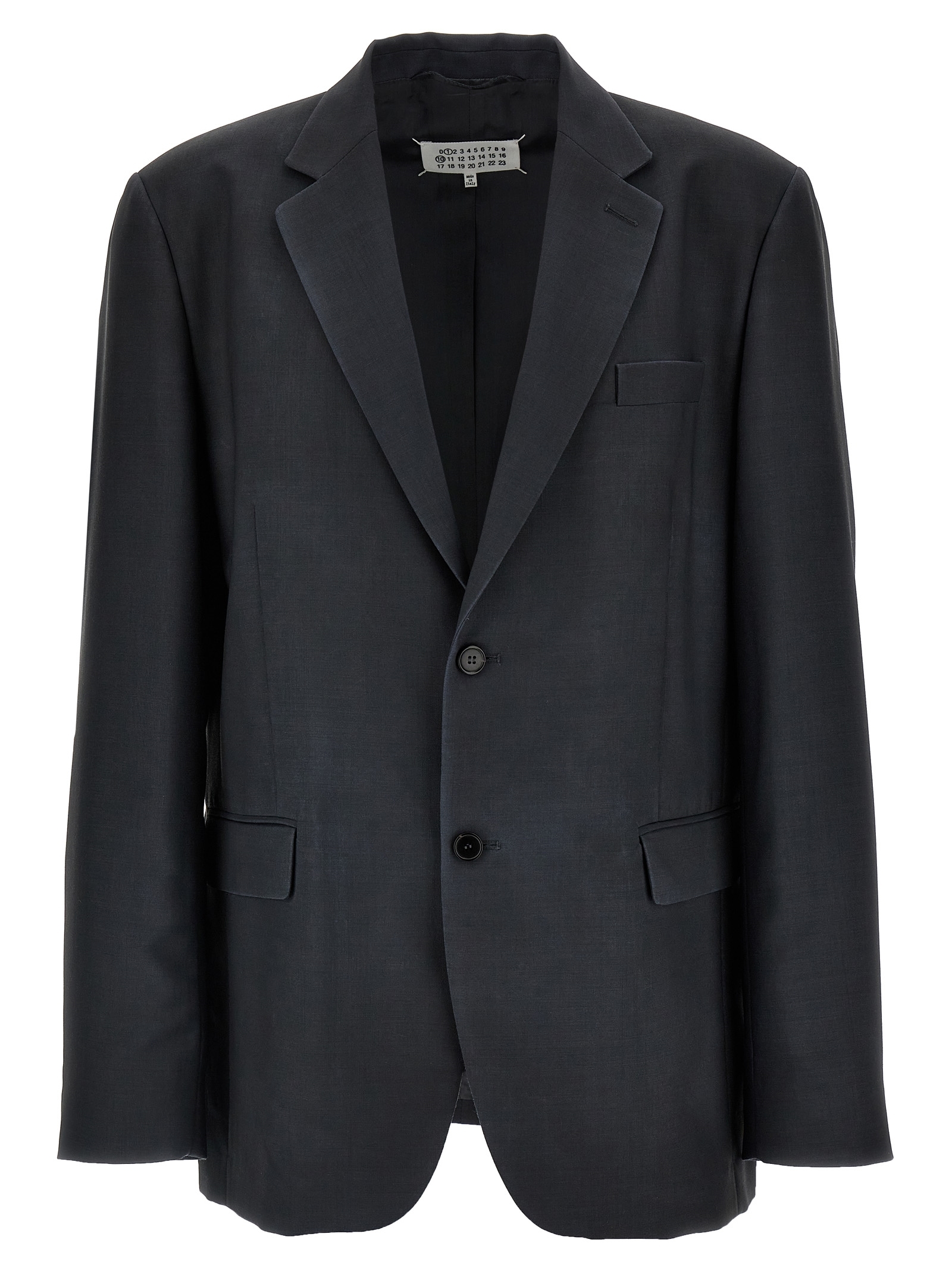 テーラードジャケット Maison Margiela Single-breasted mohair blazer