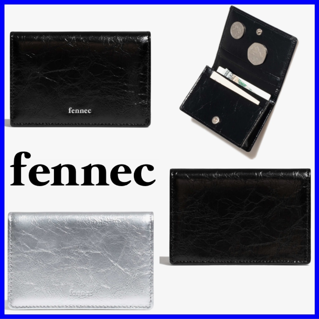 【FENNEC】CRINKLE NAME POCKET [正規品] レザー カードケース