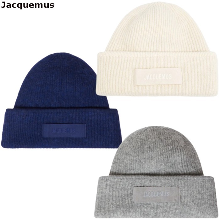 ◆Jacquemus◆ ロゴパッチ リブビーニー
