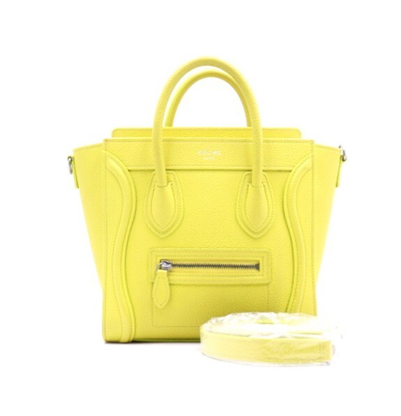 Celine セリーヌ カーフスキン ラゲージ ナノ トートバッグ 2WAY