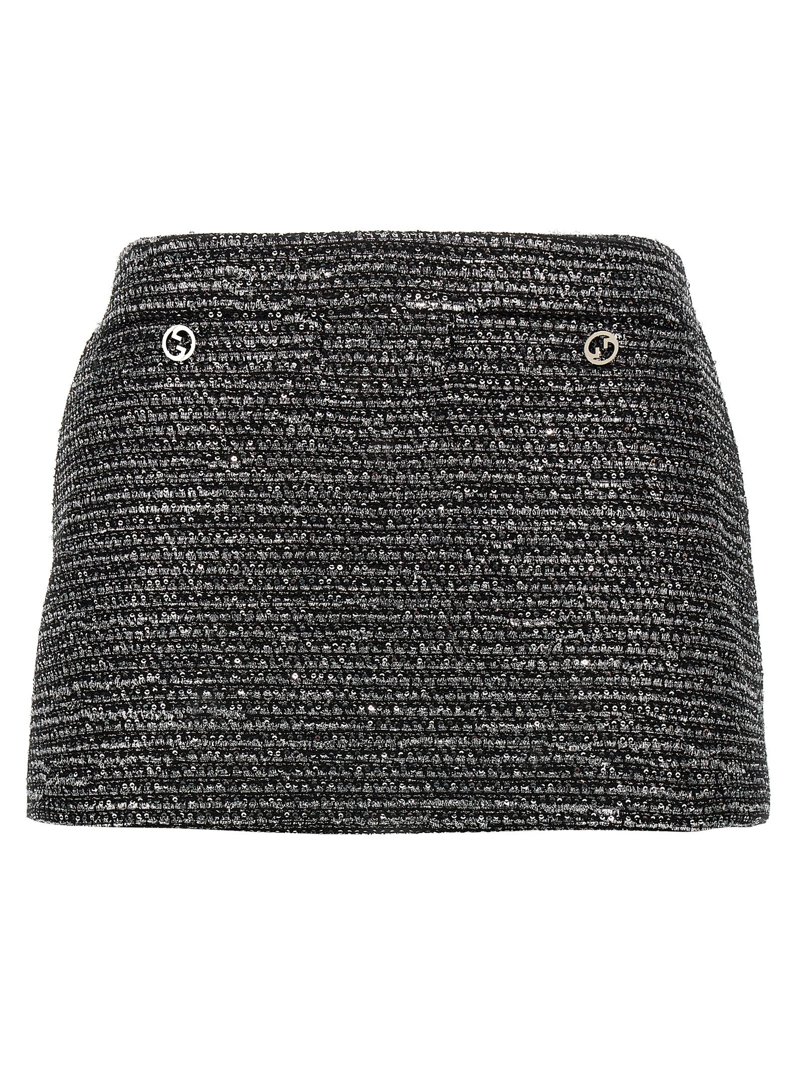ミニスカート GUCCI Lame tweed skirt