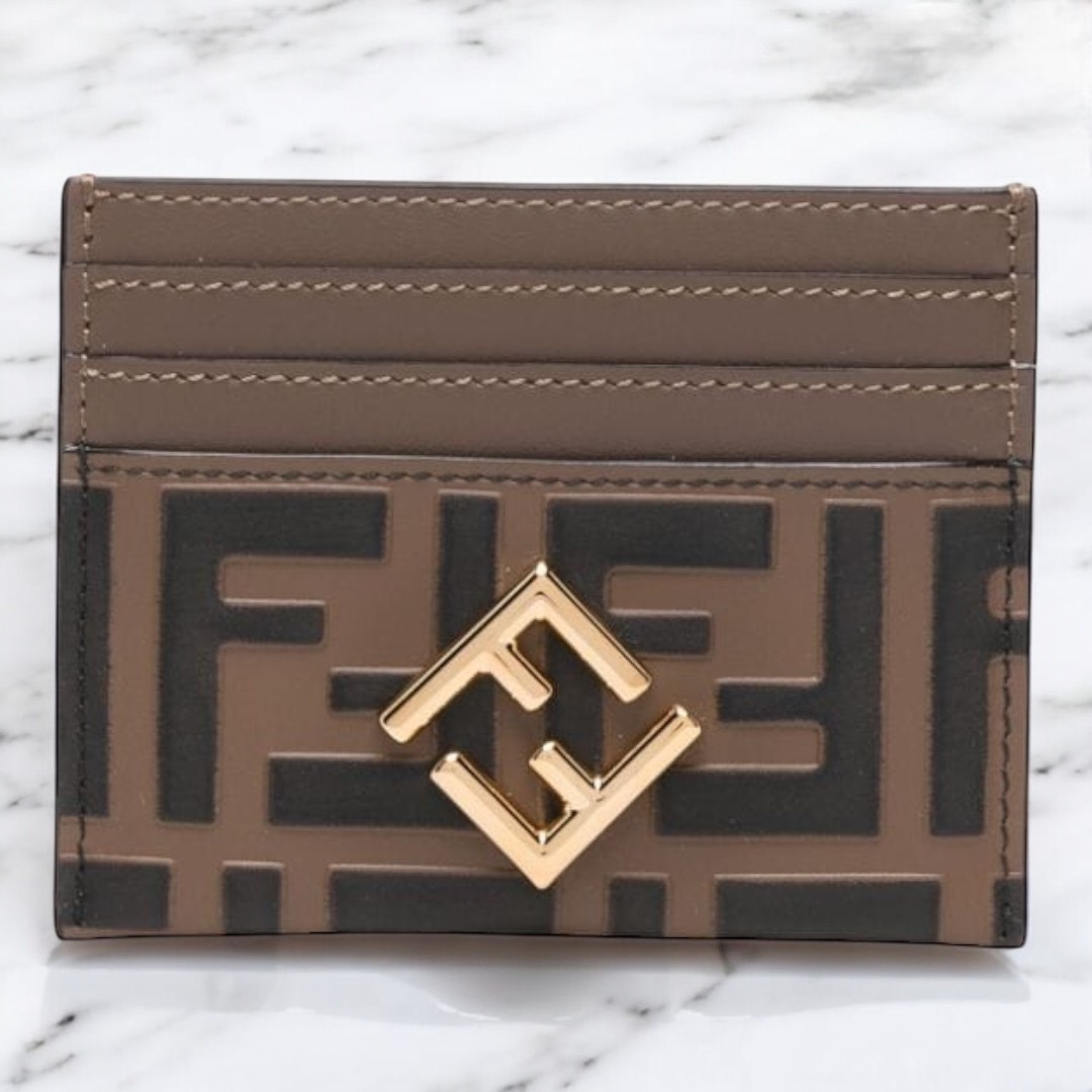 FENDI FFロゴ レザーカードケース