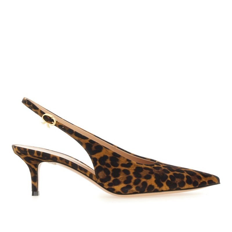 サンダル・ミュール Gianvito Rossi SS25 (G95538 55RICALMONDLEOPARDPRINT)