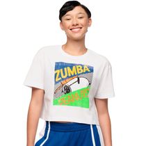 Zumba ズンバ X Peanuts スヌーピー クロップ丈 Tシャツ (ZUMBA