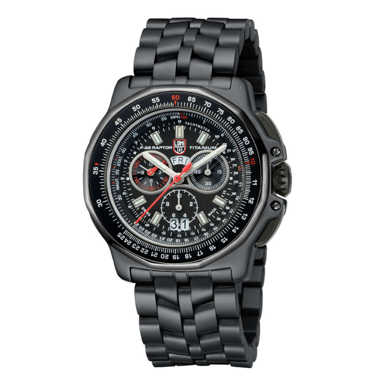 Luminox ルミノックス F-22 クウォーツウォッチ 腕時計 ブラック