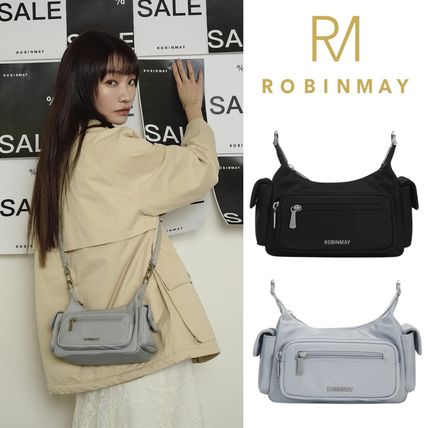 【ROBINMAY】ナイロンショルダーバッグL 2way(z509)/送料関税込 台湾 ROBINMAY 2way 軽量ナイロン ショルダーバッグ Z500