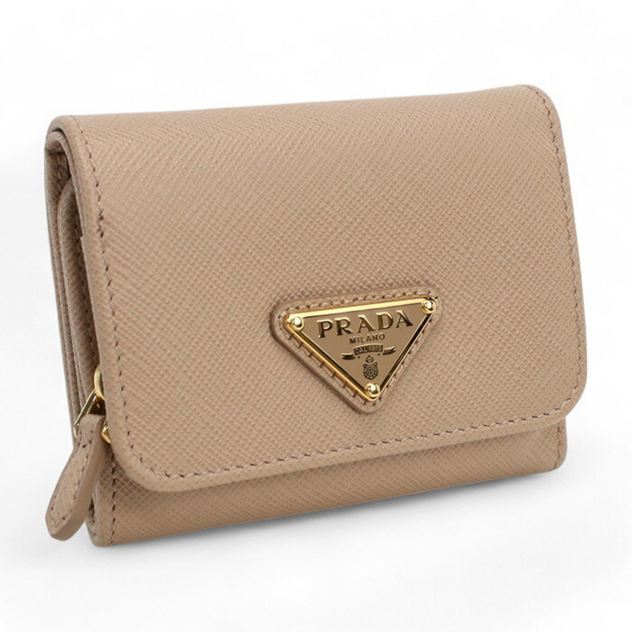 【国内即発】24AW！PRADA 三つ折り財布 1MH044 F0236