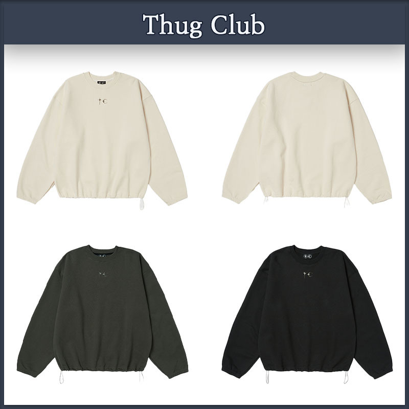 【Thug Club】★関税込★24FWカラーエンブレムスウェットシャツ