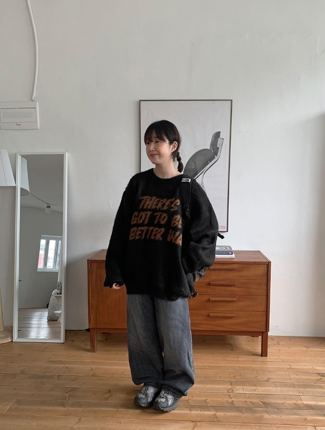 BAON】Kumiro Wide Stripe Denim Pants (BAON/デニム・ジーパン