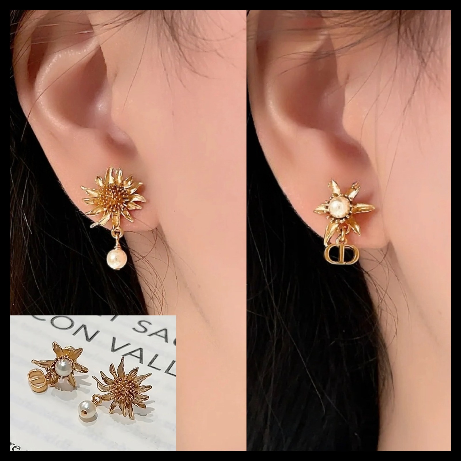 【耳元華やかに♪】DIOR★Chardons ピアス