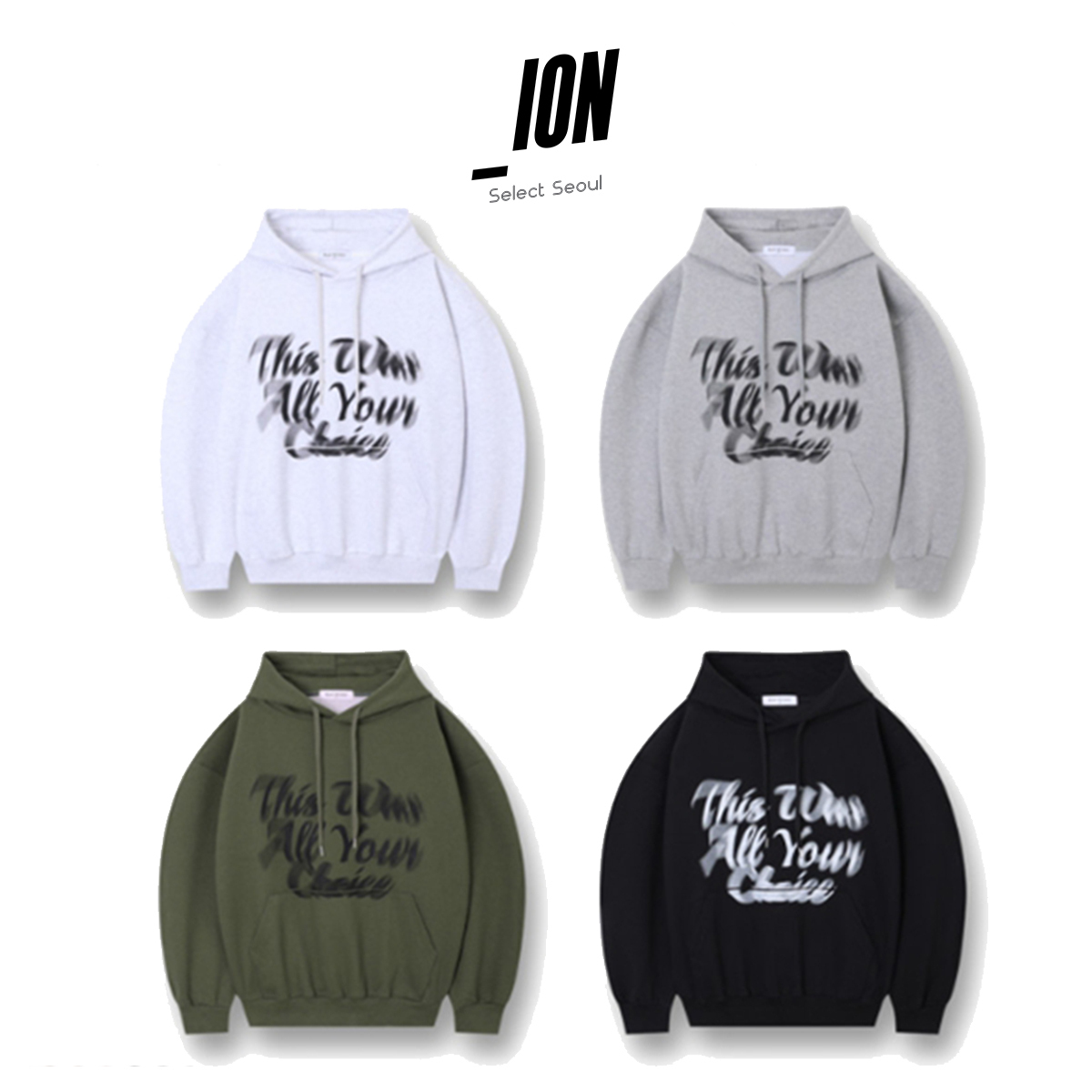【IONSEOUL】Choice Long Sleeve Hood 4JH583