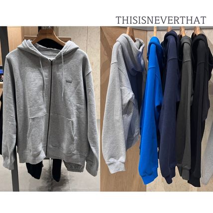 【ディスイズネバーザット】フード付きジップアップスウェット ジップアップ thisisneverthat(ディスイズネバーザット