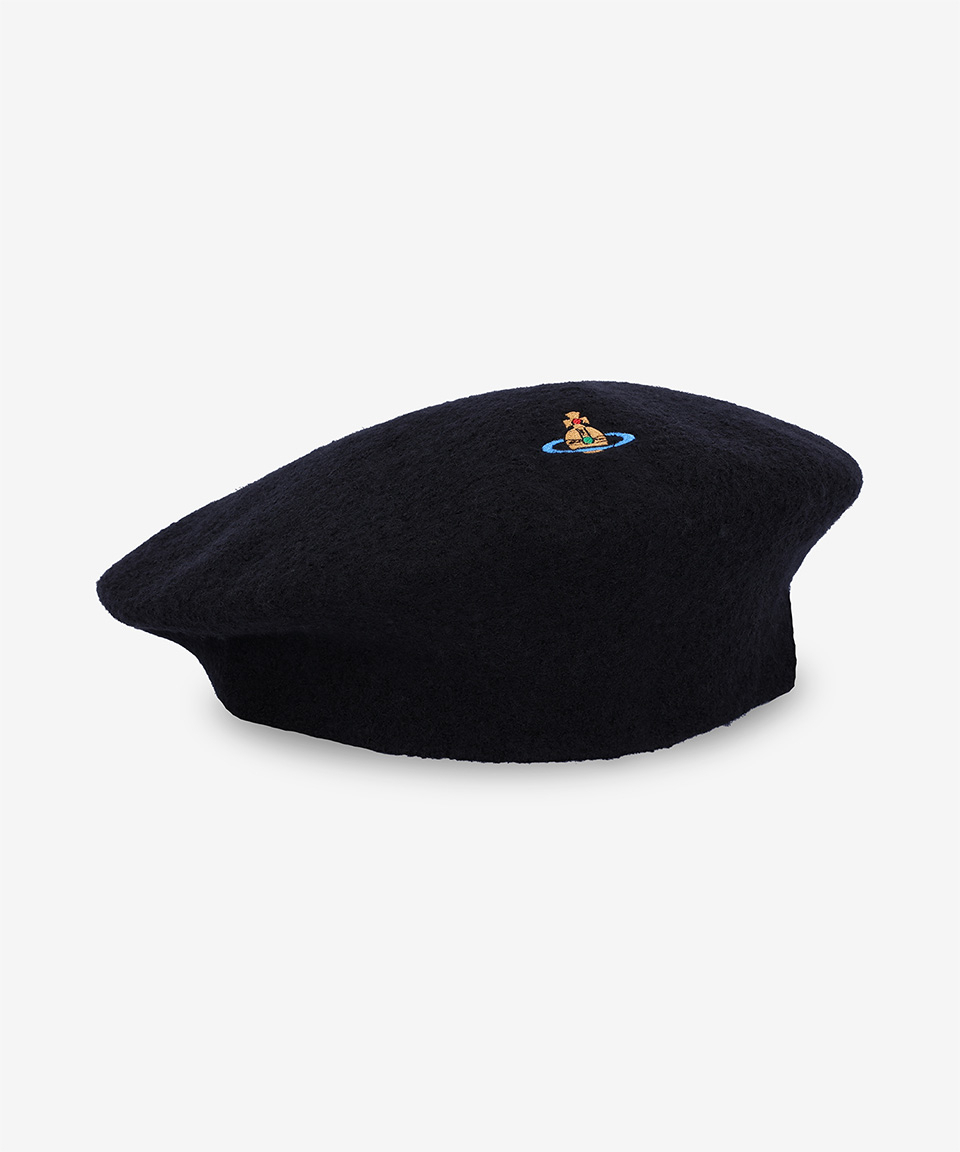 《VIVIENNE WESTWOOD》 ロゴ ベレー帽