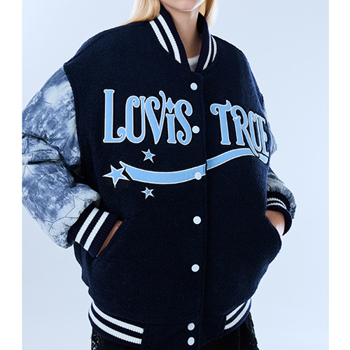 ★24-25FW新作★LUV IS TRUE★FS LUV VARSITY JACKET ☆24-25FW新作☆LUV IS TRUE☆FS LUV VARSITY JACKET (LUV IS