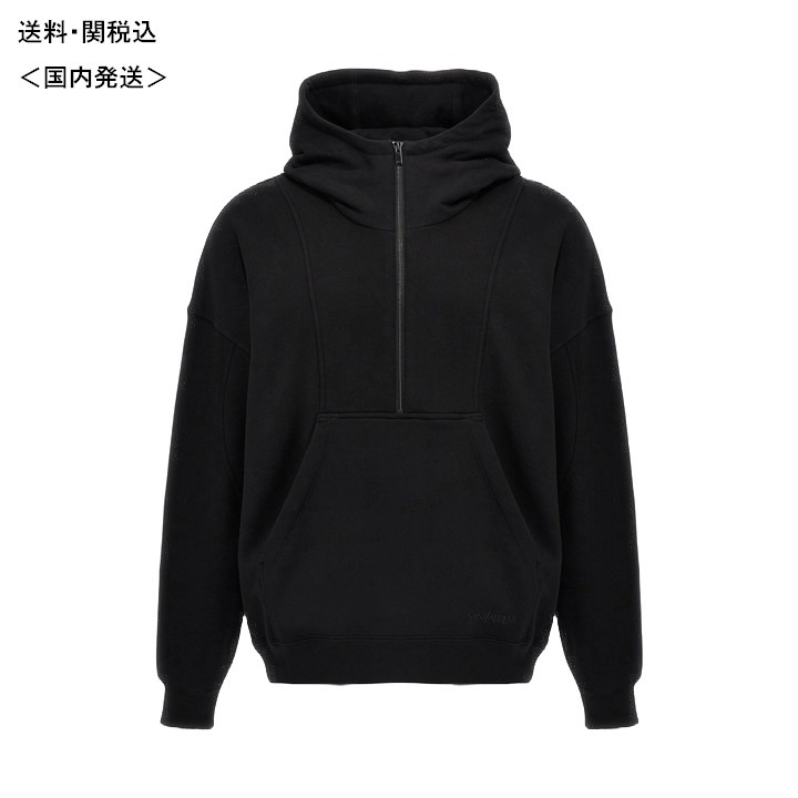 【SAINT LAURENT】サンローラン ハーフジップパーカー