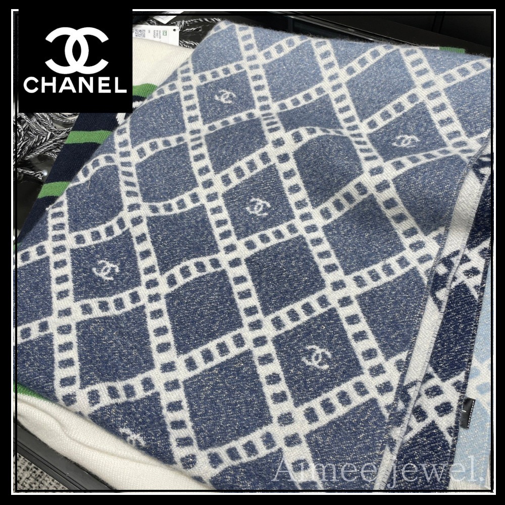＊これからの季節に♪＊【CHANEL】シャネル マフラー ロゴ