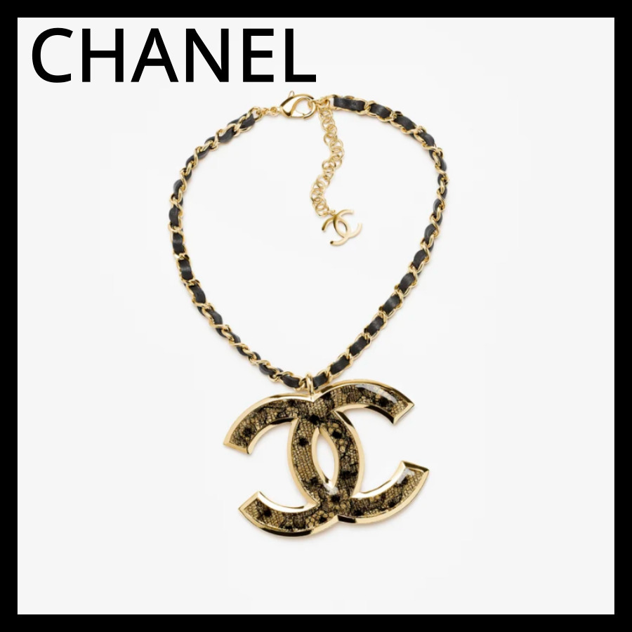 《大き目のCCロゴがアクセント！》CHANEL ネックレス