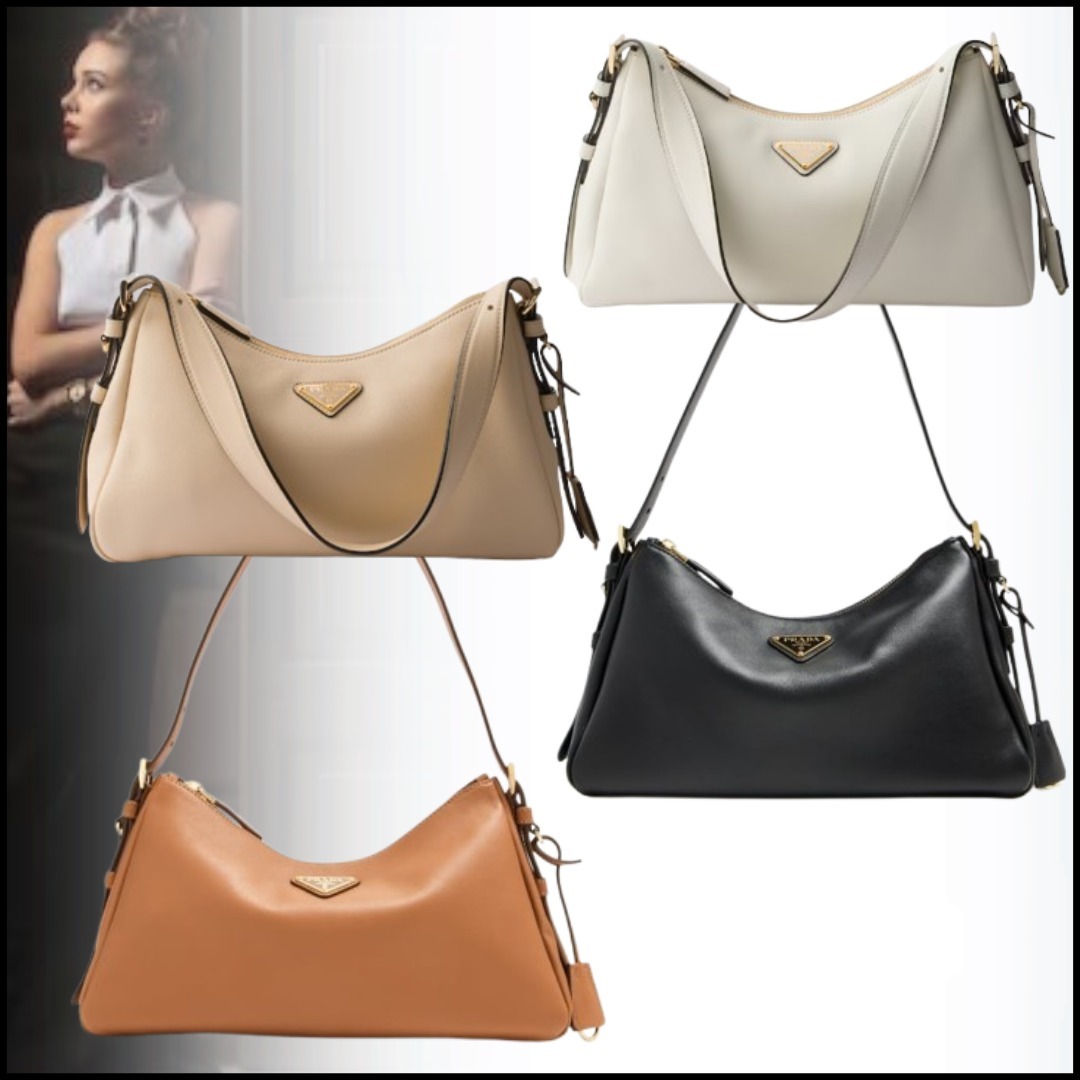 ◆完売必至◆【PRADA】Aimee ミディアム レザーショルダーバッグ