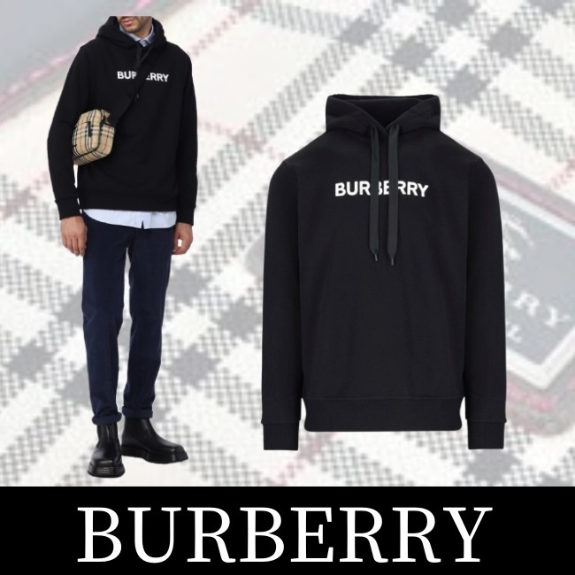 関税送料込【Burberry】ロゴスウェットパーカー