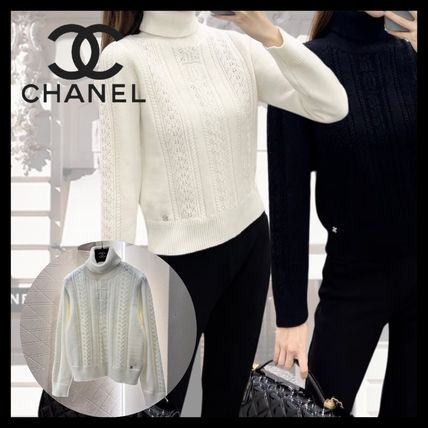 タートルネック M CHANEL(シャネル) ニット・セーター