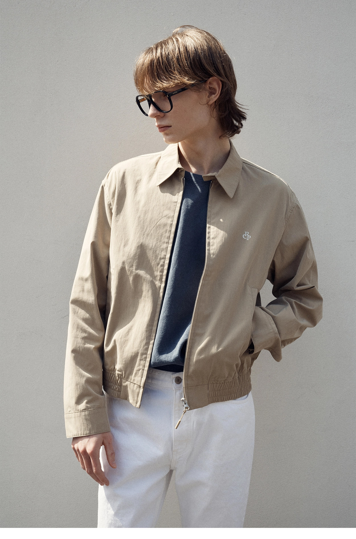 [ CITY PARK] / ☆ RCP Blouson JK / Beige / Unisex