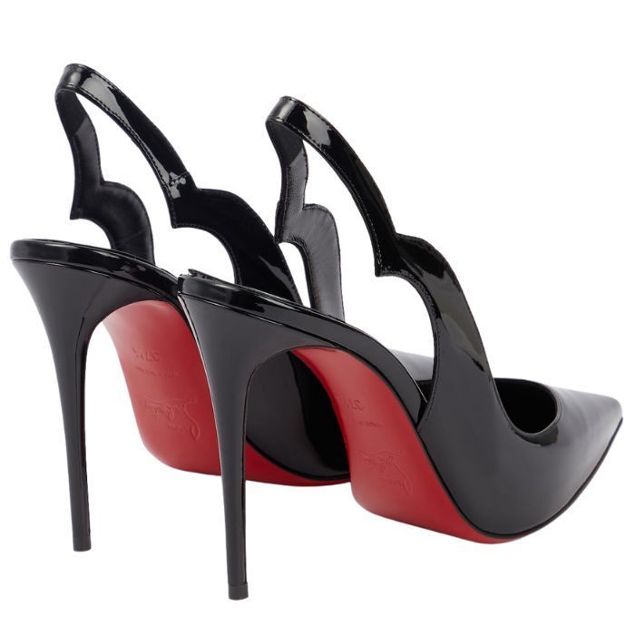 Christian Louboutin★レザー ロゴ パンプス★関税込 Christian Louboutin☆レザー ロゴ パンプス☆関税込