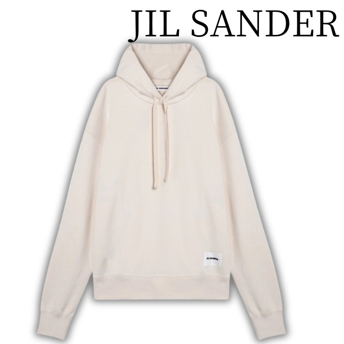 JIL SANDER☆ジルサンダー ロゴパッチ付きパーカー