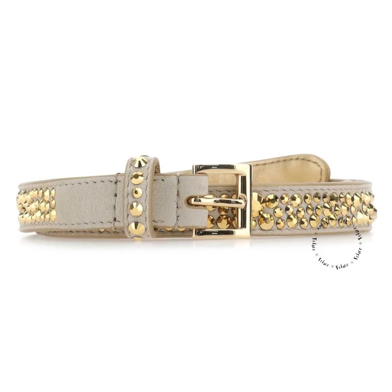 ＊PRADA＊ Crystal Suede Belt