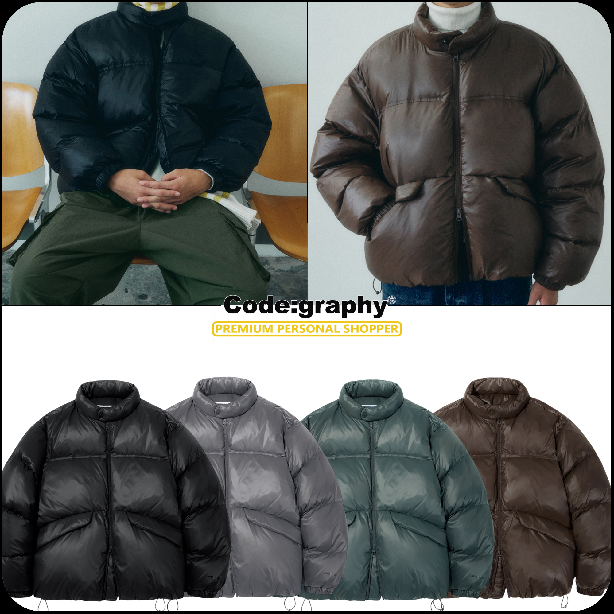 [CODEGRAPHY]★RDS Utility Duck Down Puffa Short Padding