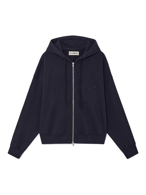 アウターその他 GLOWNY JORDAN ZIPUP HOODIE NAVY