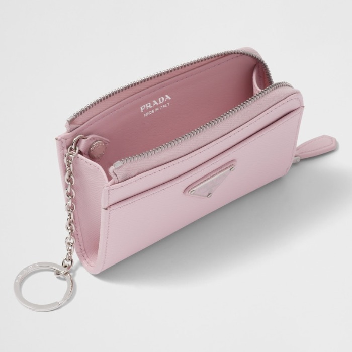 国内即発※【PRADA】サフィアーノトライアングル キーケース