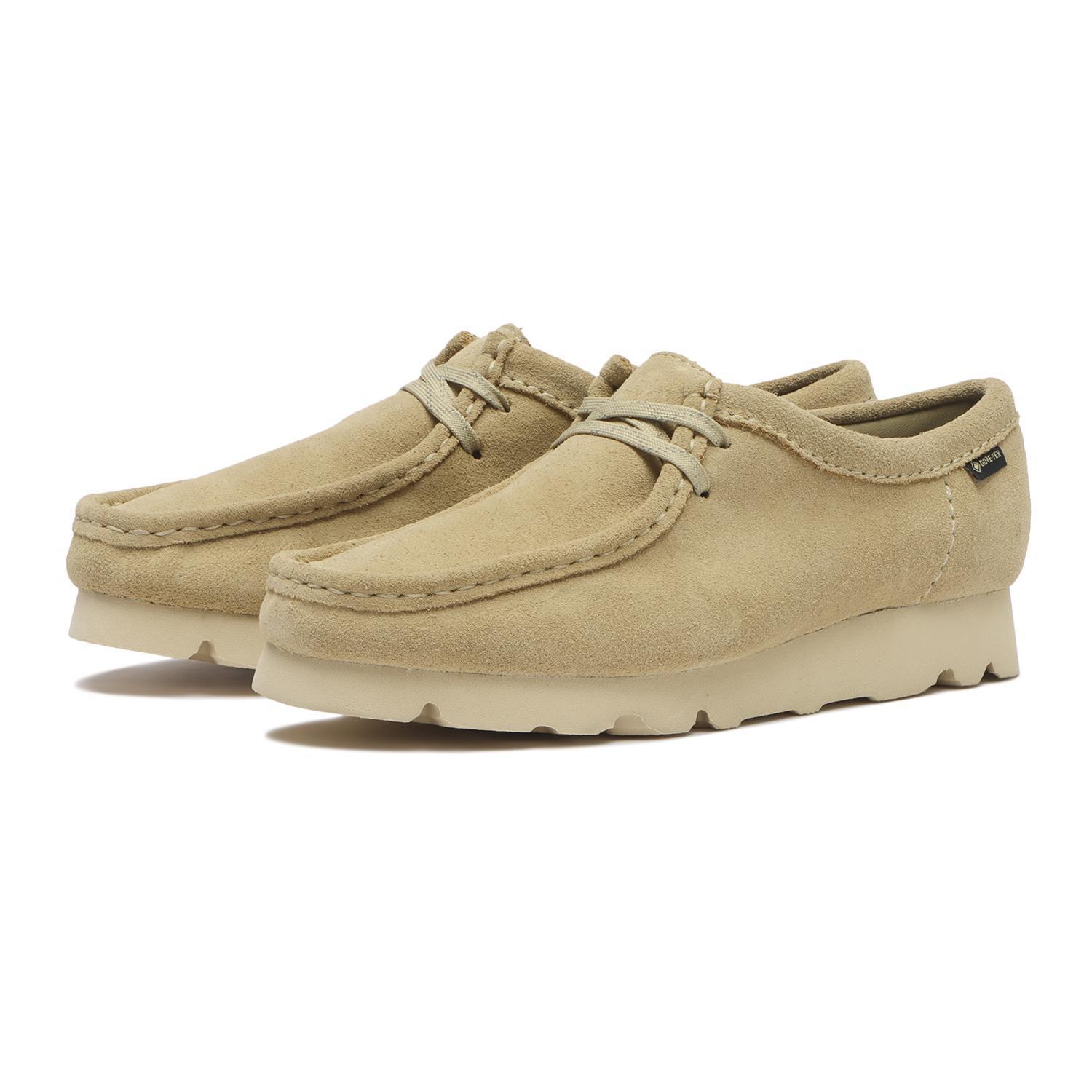 国内配送 CLARKS WMNS WALLABEE GTX MAPLE SUEDE