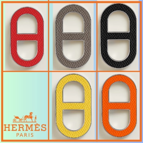 【HERMES】アクセサリー ブローチ アンカーチェーン アクセント